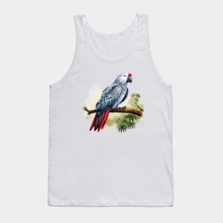 African Grey Parrot Tank Top